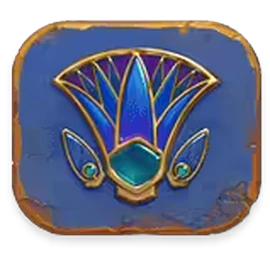 Lotus and purple amulet symbols paytable icon in Rise of Egypt